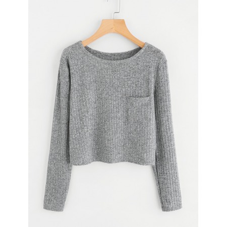 New Autumn and Winter Woolen Knitted Long-Sleeved T-Shirt Women's Bottoming Shirt
